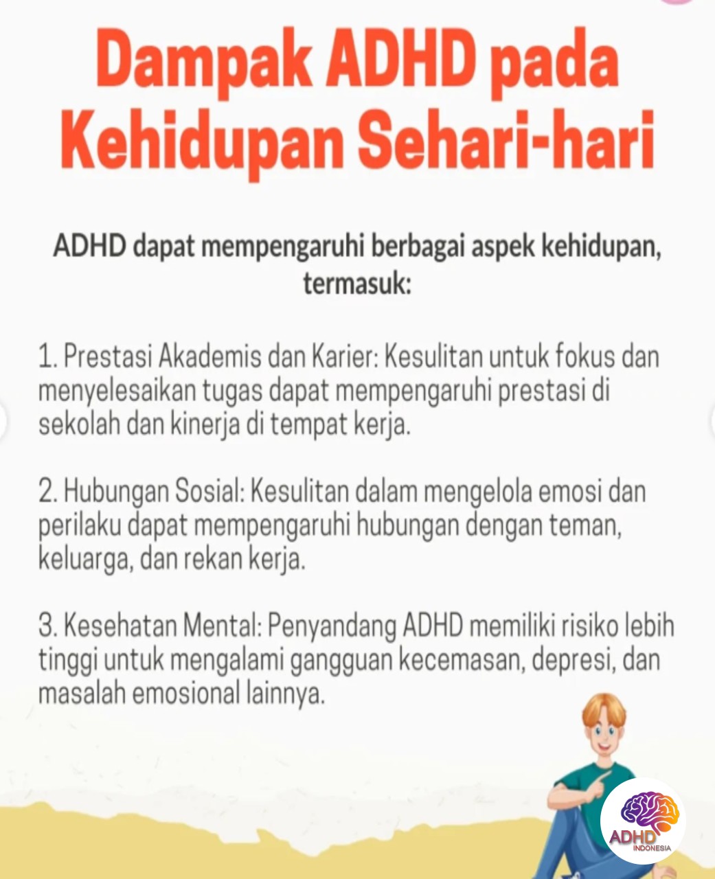 ADHD dan Hubungan Sosial Anak di Lingkungan Sekolah di Kabupaten Wonogiri