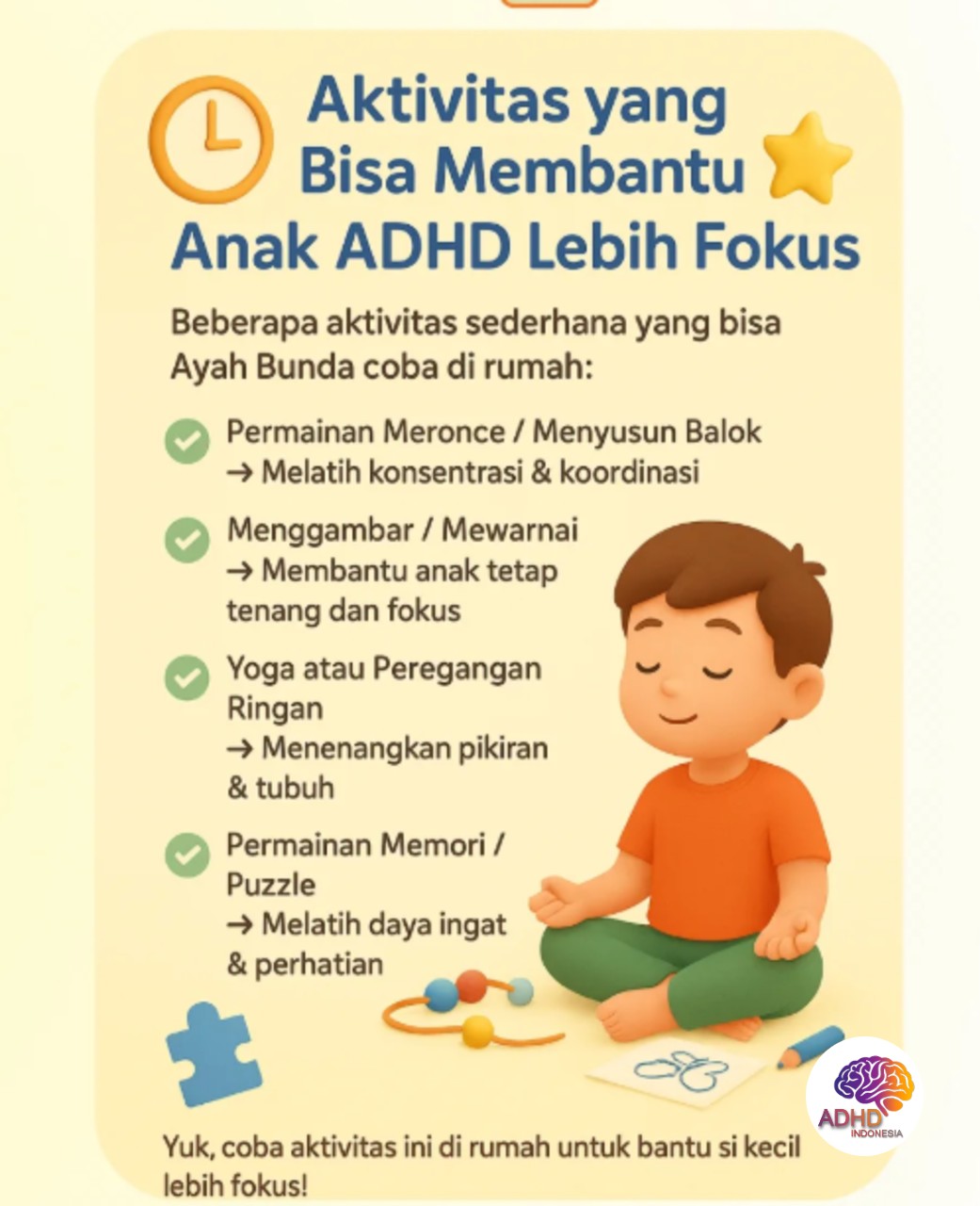 Pendekatan Edukatif yang Tepat untuk Anak ADHD di Kabupaten Wonogiri