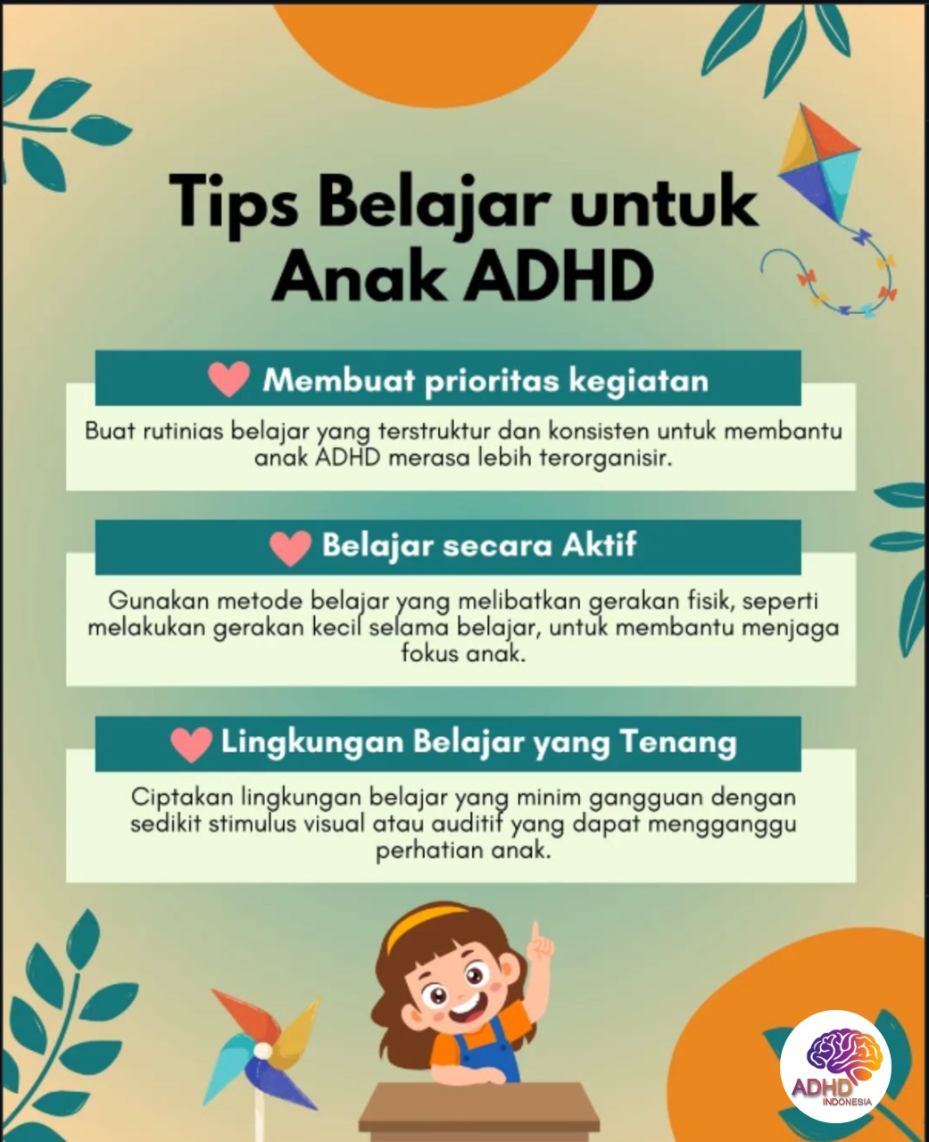 Strategi Belajar yang Cocok untuk Anak ADHD di Kabupaten Wonogiri
